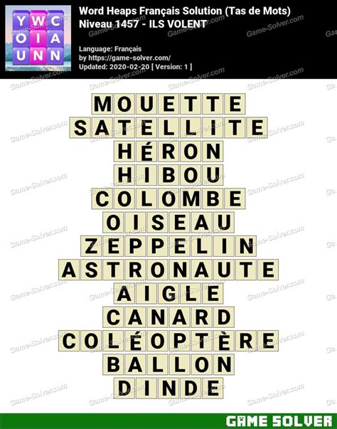 Wordalot Niveau 1457 .